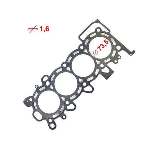 Junta Cabecote para Honda Fit City Jazz Twin Spark I-Dsi L13A2