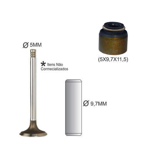 Retentor De Valvula para Nissan Frontier Pathfinder Yd25Ddti 2-5